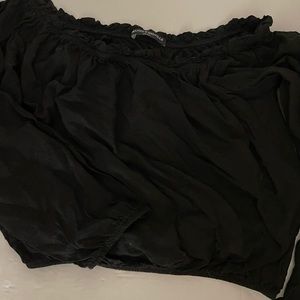 Brandy Melville Black Off-the-Shoulder Top